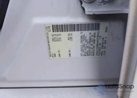 2009 Nissan Altima 2.5 S z USA, uszkodzony, nr VIN 1N4AL21E09N447841